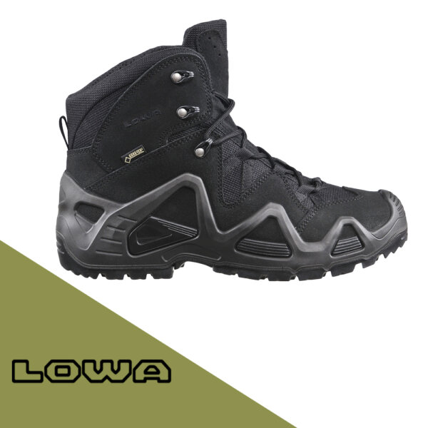 Тактические ботинки LOWA Zephyr GTX MID TF GORE-TEX BLK